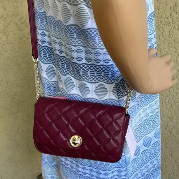 Kate Spade Natalia Crossbody Blackberry Preserve - Picture 13 of 16